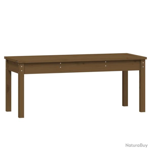 Banc de jardin meuble de patio d'extrieur terrasse109 x 44 x 45 cm bois de pin massif marron miel