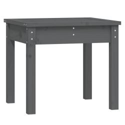 Banc de jardin meuble de patio d'ext&eacute;rieur terrasse 50 x 44 x 45 cm bois massif de pin gris 02_0011