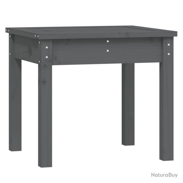 Banc de jardin meuble de patio d'ext�rieur terrasse 50 x 44 x 45 cm bois massif de pin gris 02_0011