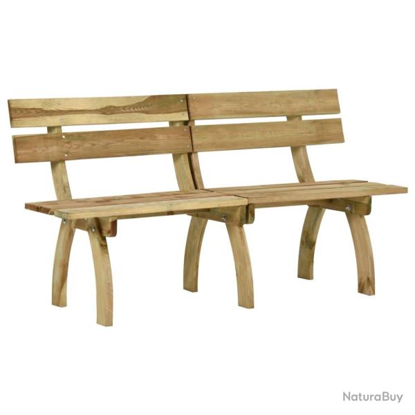 Banc de jardin meuble de patio d'ext�rieur terrasse 160 x 60 x 86 cm bois de pin impr�gn� 02_0011263