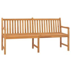 Banc de jardin meuble de patio d'ext&eacute;rieur terrasse 180 x 60 x 90 cm bois de teck solide 02_0011272