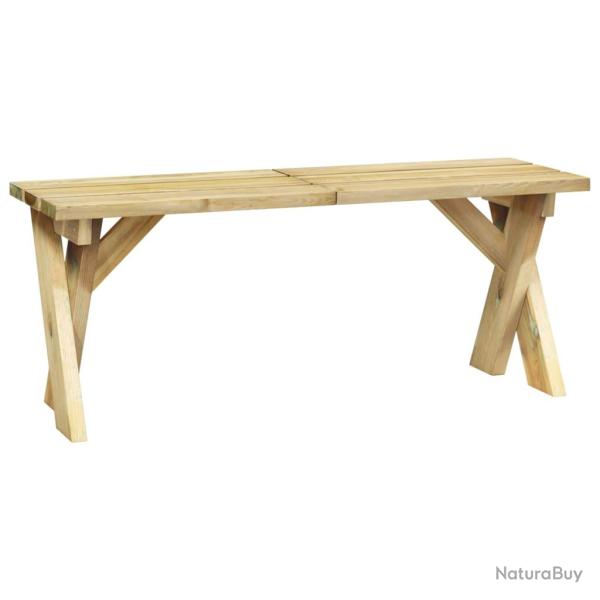 Banc de jardin meuble de patio d'extrieur terrasse 110 x 36 x 44 cm bois de pin imprgn 02_0011169