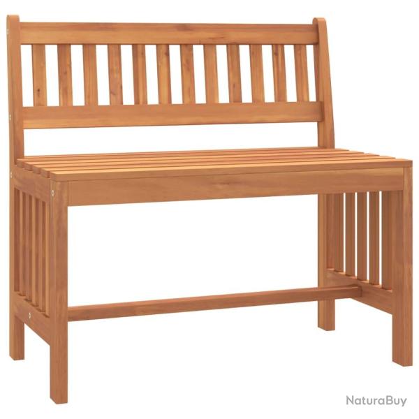 Banc de jardin meuble de patio d'ext�rieur terrasse 80 x 45 x 77 cm bois massif d'eucalyptus 02_001