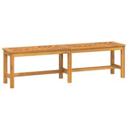 Banc de jardin meuble de patio d'ext&eacute;rieur terrasse 150 x 35 x 45 cm bois massif d'acacia 02_0011253