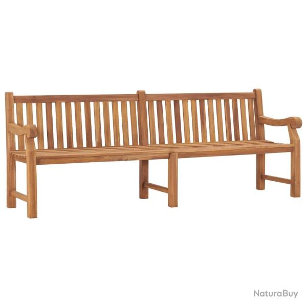 Banc de jardin meuble de patio d'ext�rieur terrasse 228 x 69 x 92 cm bois de teck solide 02_0011304