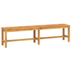 Banc de jardin meuble de patio d'ext&eacute;rieur terrasse 180 x 35 x 45 cm bois massif d'acacia 02_0011274