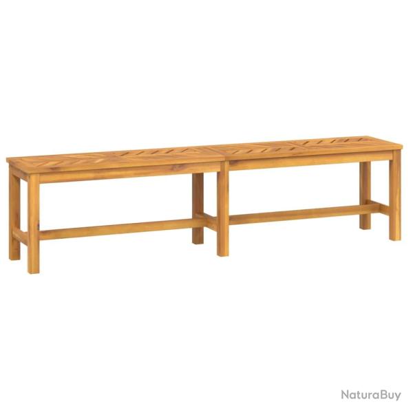 Banc de jardin meuble de patio d'extrieur terrasse 180 x 35 x 45 cm bois massif d'acacia 02_0011274