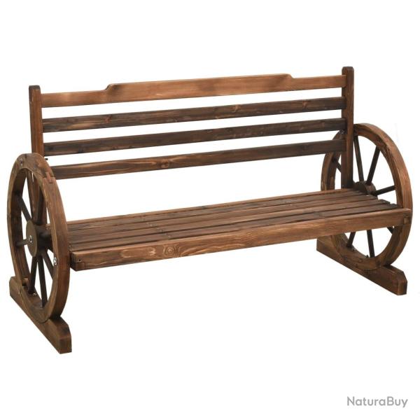 Banc de jardin meuble de patio d'extrieur terrasse 112 x 61 x 78 cm bois de sapin massif 02_0011176