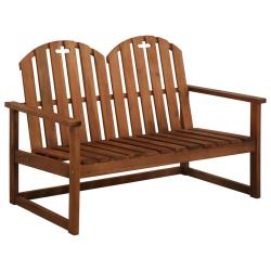 Banc de jardin meuble de patio d'ext&eacute;rieur terrasse 110 x 63 x 79 cm bois d'acacia solide 02_0011167