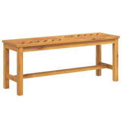Banc de jardin meuble de patio d'ext&eacute;rieur terrasse 110 x 35 x 45 cm bois massif d'acacia 02_0011172