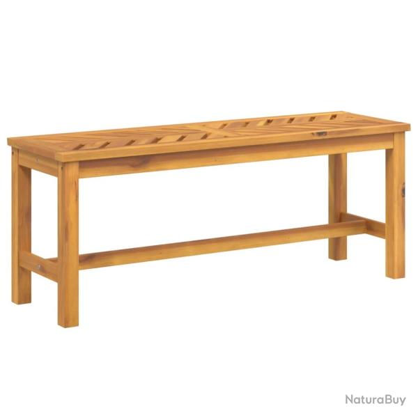 Banc de jardin meuble de patio d'ext�rieur terrasse 110 x 35 x 45 cm bois massif d'acacia 02_0011172