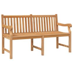Banc de jardin meuble de patio d'ext&eacute;rieur terrasse 150 x 69 x 92 cm bois de teck massif 02_0011248