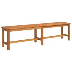 Banc de jardin meuble de patio d'ext&eacute;rieur terrasse 180 x 35 x 45 cm bois massif d'acacia 02_0011277
