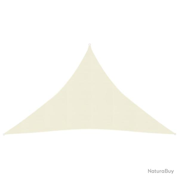 Voile toile d'ombrage parasol 160 g/m 3,5 x 3,5 x 4,9 m PEHD crme 02_0009075