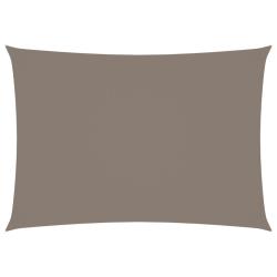 Voile toile d'ombrage parasol tissu oxford rectangulaire 3,5 x 5 m taupe 02_0009659