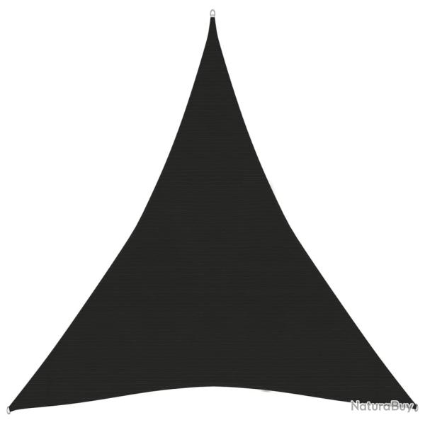 Voile toile d'ombrage parasol 160 g/m 4 x 5 x 5 m PEHD noir 02_0009214
