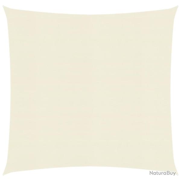 Voile toile d'ombrage parasol 160 g/m 2,5 x 2,5 m PEHD crme 02_0009063