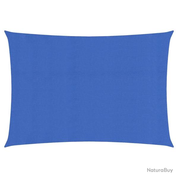 Voile toile d'ombrage parasol 160 g/m� 2 x 4 m PEHD bleu 02_0009055