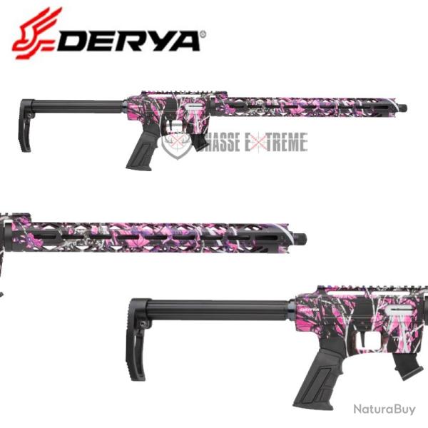 Carabine DERYA TM22 18" Cal 22 Lr Camo Rose