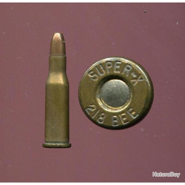 .218 BEE -  marquage : SUPER-X  218 BEE - balle cuivre pointe creuse