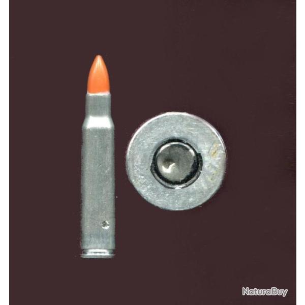 7.5 x 54 MAS BALPLAST - Balle plastique orange - �tui aluminium - amorce nickel