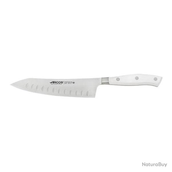 Rocking Santoku Arcos Riviera - 28 cm / Blanc