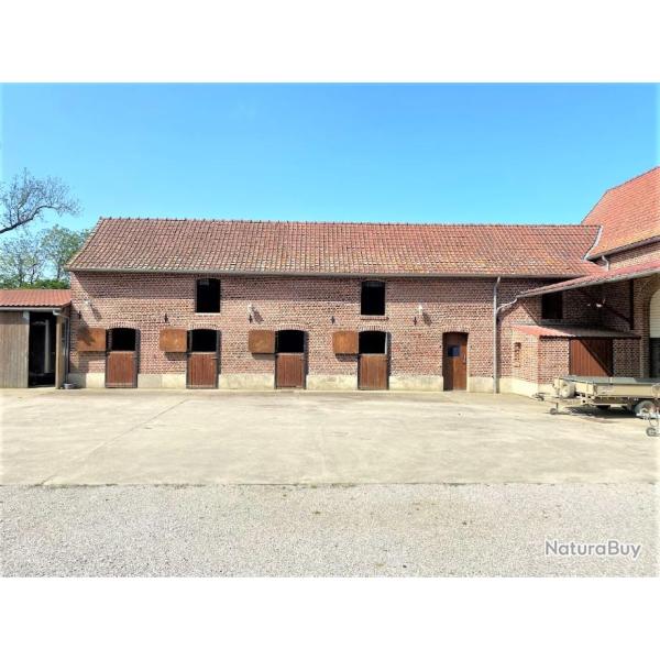 Corps de ferme r�nov� sur pr�s d'1 ha (chevaux, profession lib�rale, g�te ...), terres agricoles