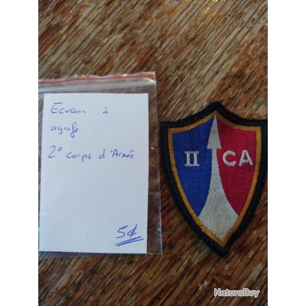 �cusson � agrafe 2� corps d'arm�e