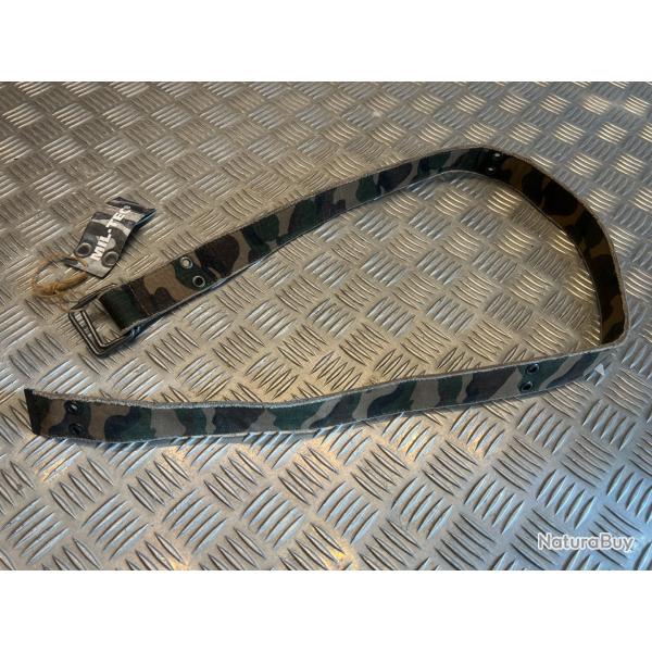 CEINTURE EN TISSU CANVAS CAMO WOODLAND 40 MM 120CM