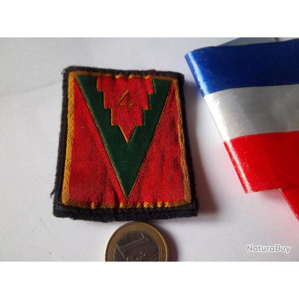 �cusson militaire 4� division infanterie insigne collection