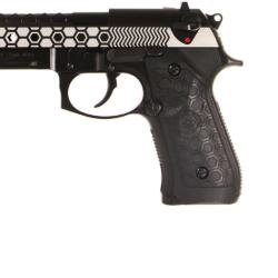 M92 Gaz noir et argent WE