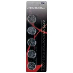 PILES CR2032 LITHIUM 3V 5PCS