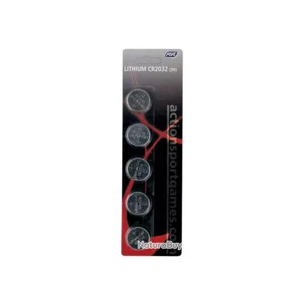 PILES CR2032 LITHIUM 3V 5PCS
