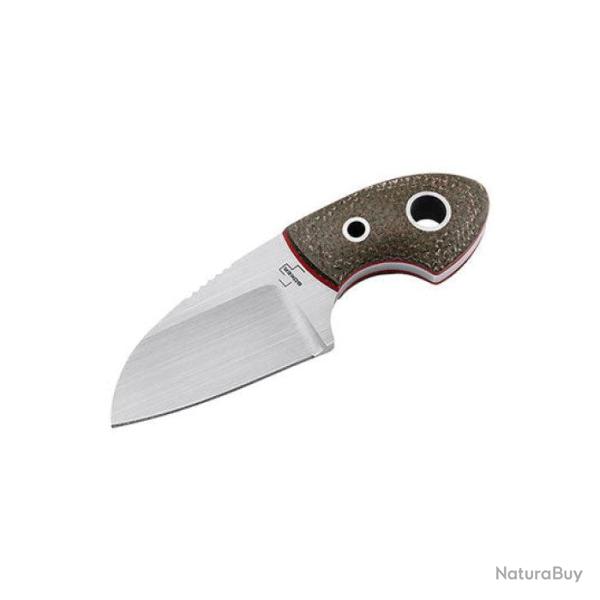 Couteau de cou B�ker Plus Gnome Micarta D2 9,7 cm - 9,7 cm