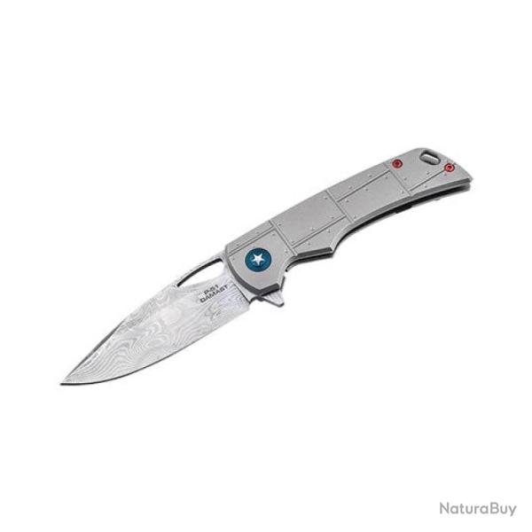 Couteau de poche B�ker Plus P-51 Damast 19,3 cm - 19,3 cm
