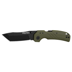 Couteau de poche Cold Steel Engage 7,6 cm - 7,6 cm / Noir / Vert
