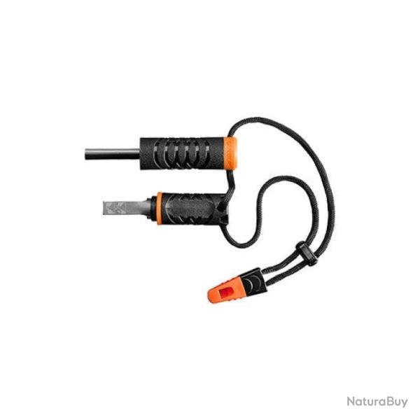 Allume-feu et sifflet d'urgence Gerber Noir/Orange - Noir/Orange