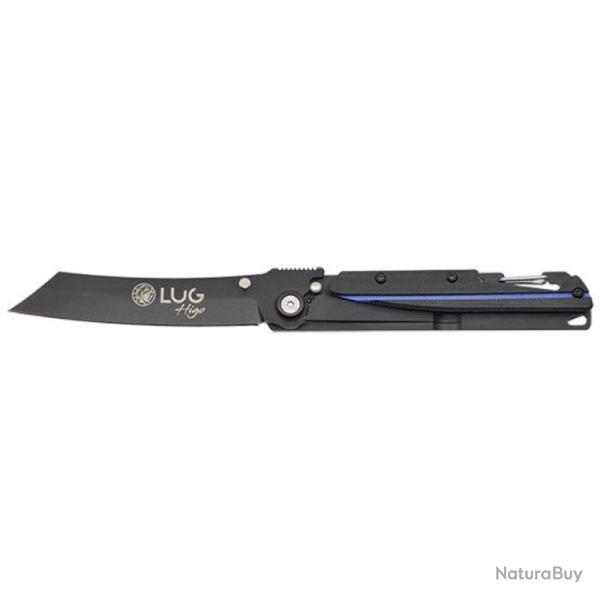 Couteau de poche Lug SP3T - 19,5 cm Noir/Bleu - Noir/Bleu