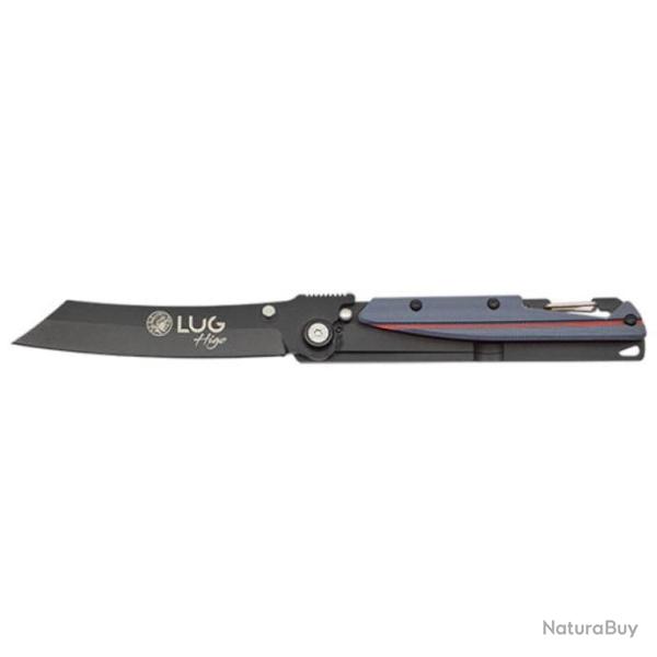 Couteau de poche Lug SP3T - 19,5 cm Noir/Bleu - Gris/Rouge