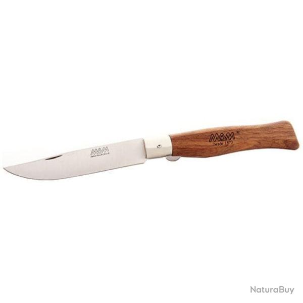 Couteau de poche Mam Hunter - 23,5 cm Titane noir / H�tre - Blanc / H�tre