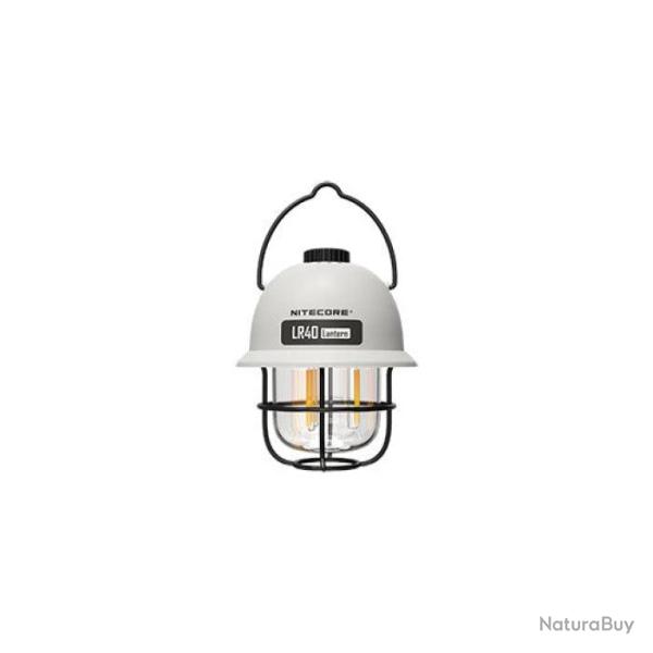 Lanterne r�tro multifonction Nitecore LR40 - Rechargeable 117x96x96 m - 117x96x96 mm / Blanc