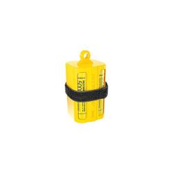 Etui de transport Nitecore pour 4x accus 21700 50x54,6x99,4 mm / Noir - 50x54,6x99,4 mm / Jaune