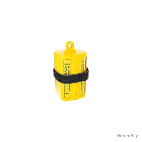 Etui de transport Nitecore pour 4x accus 21700 50x54,6x99,4 mm / Noir - 50x54,6x99,4 mm / Jaune