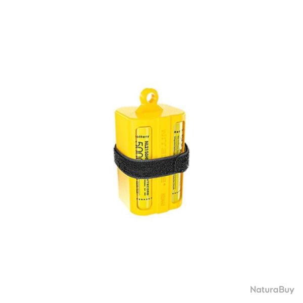 Etui de transport Nitecore pour 4x accus 21700 50x54,6x99,4 mm / Noir - 50x54,6x99,4 mm / Jaune