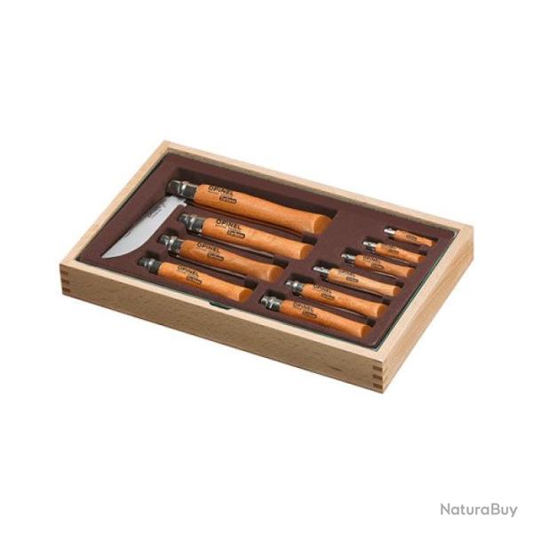 Coffret ramasse monaie collection Opinel carbone du n�02 au n�12 Defa