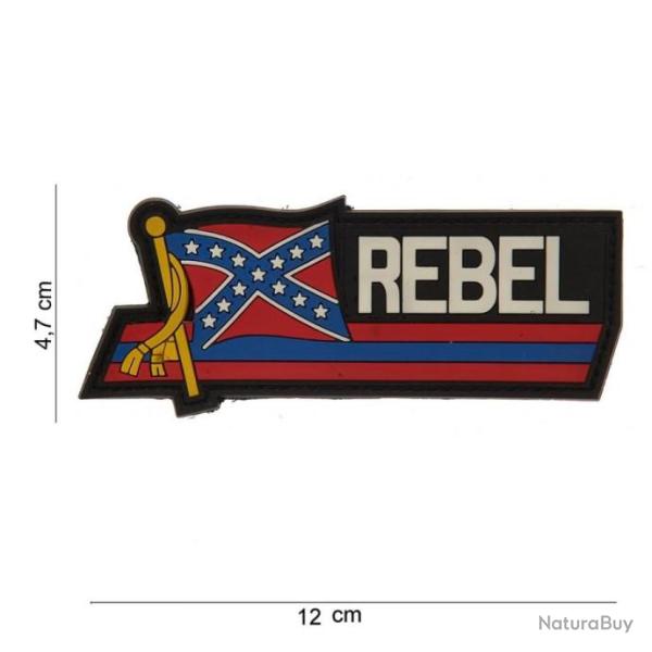 Patch 3D PVC Rebel avec velcro | 101 Inc