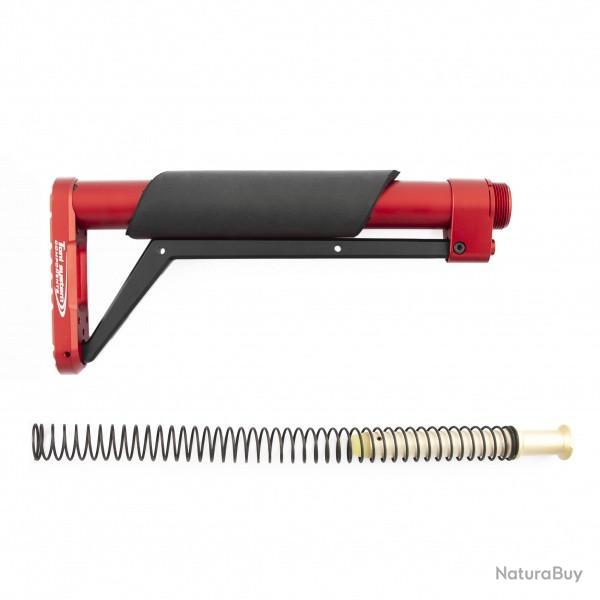 Crosse fixe 9" - ressort tampon inclus - TONI SYSTEM - Rouge