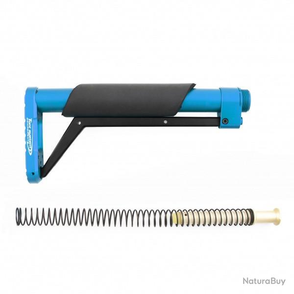 Crosse fixe 9" - ressort tampon inclus - TONI SYSTEM - Bleue