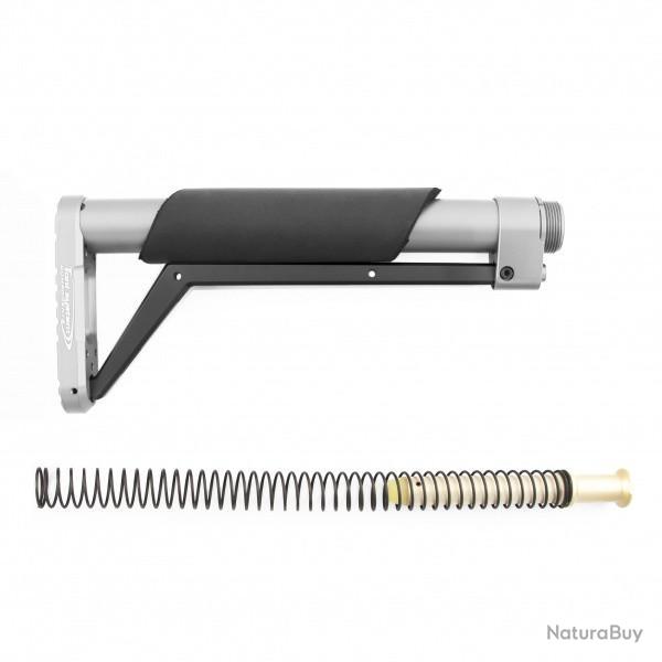 Crosse fixe 9" - ressort tampon inclus - TONI SYSTEM - Gris