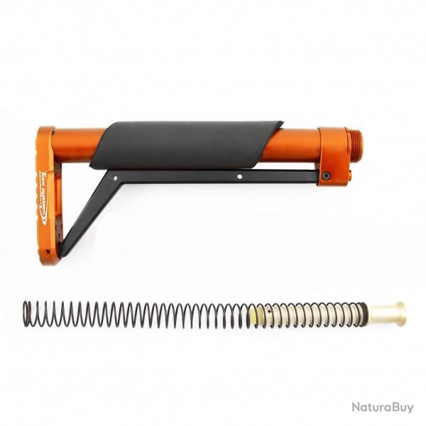 Crosse fixe 9" - ressort tampon inclus - TONI SYSTEM - Orange